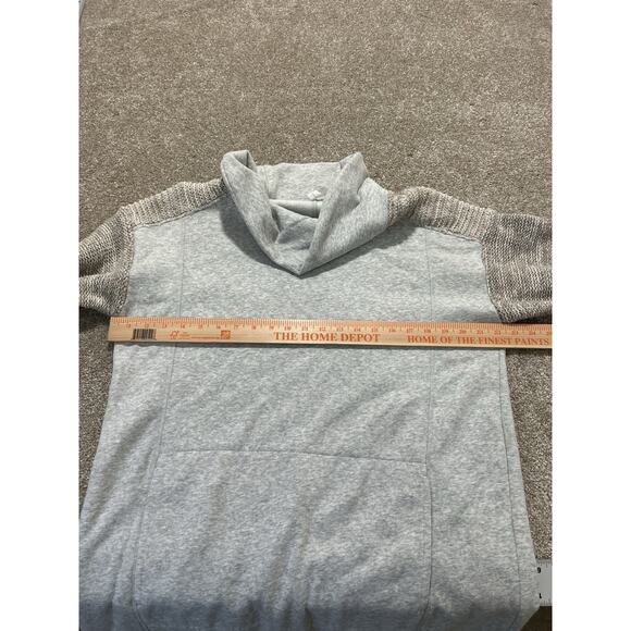 Daily Practice Anthropologie Sweater Cozy Cowl Neck Women’s L Embroidered - Picture 5 of 11